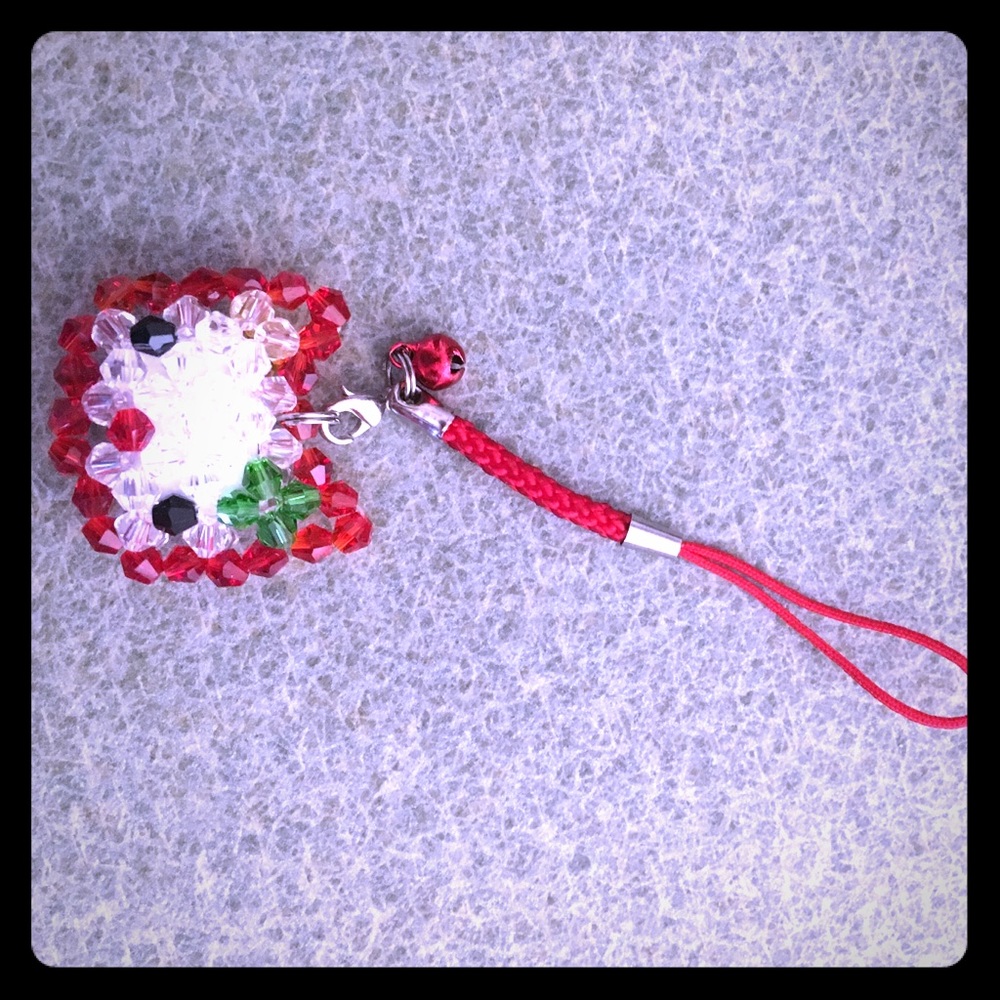 Hello Kitty Swarovski Crystal Charm